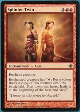 Splinter Twin Rise of the Eldrazi NM Red Rare MAGIC CARD (ID# 249562) ABUGames