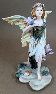 2000 SUMMIT COLLECTION FAIRY SIGNED VERONESE 10" TALL BUTTERFLY & FLOWERS - Picture 1 of 9