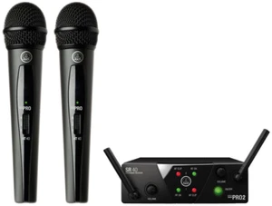 AKG WMS40-MINI2-25A DOBLE VOZ MICRÓFONO INALÁMBRICO CONJUNTO DE MICRÓFONOS - Imagen 1 de 2