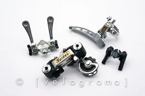 NOS Spidel Simplex Derailleur Groupset LJ1000 T Super LJ SJ SJ6011 1970's FRANCE - Afbeelding 1 van 10