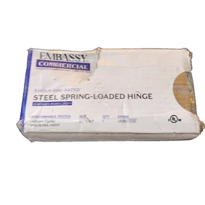 Embassy Self-Closing Door Hinge, Commercial Standard Weight 4.5 x 4 Inch - Imagen 1 de 2