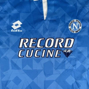 Rare Original SSC Napoli 1994/1995/1996 Home Football Shirt Mens Large - Picture 1 of 5