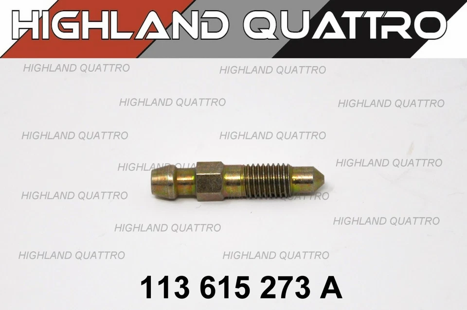 AUDI ur quattro / coupé 80 /90 pinza freno tornillo válvula 113615273A PIEZA GENUINA Foto 1 de 1