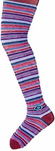  New-Country-Kids-Striped BLACKBERRY FLOWER TIGHTS 9-11 yrs Purple Stripes Gift - Picture 1 of 1