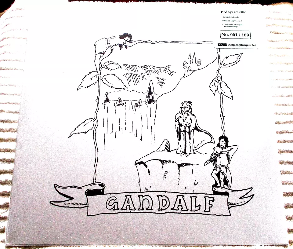 GANDALF - S/T 1977 SWEDE PSYCH PROG ROCK REMAST LTD #'D MARBLE CV SEALED PQR LP - Image 1 of 1