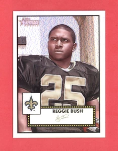 2004 TOPPS HERITAGE CHROME Reggie Bush SP REFRACTOR CHASE CARD #THC65 #d 285/552 - Picture 1 of 2