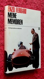 ENZO FERRARI MEMOIRS 'MEINE MEMOIREN' 1965 GERMAN 2ND EDITION HARDBACK RARE VGC - Imagen 1 de 10
