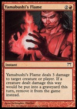 Magic the Gathering MTG Yamabushi's Flame (198) Champions of Kamigawa   NM