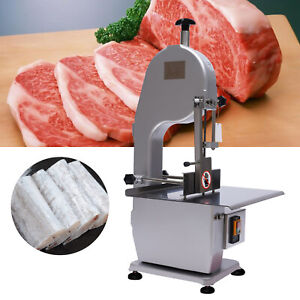 Electric Bone Saw Meat Cutting Machine 1500W Commercial Frozen Meat Band Cutter