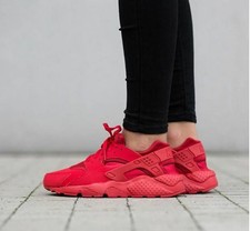 all red nike huarache womens