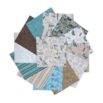 En Bleu By Clothworks - 10" Squares Layer Cake - Image 1 of 2