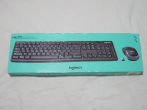 Logitech MK270 Wireless Combo Keyboard Mouse for Windows Desktop/Laptop - Photo 1/16