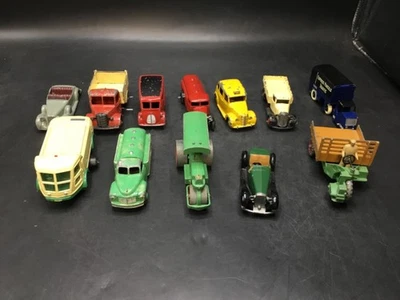 VTG Lot of (12) Mixed DINKY TOYS Diecast Model Royal Mail Petrol Truck Parcel UK - Image 1 of 4