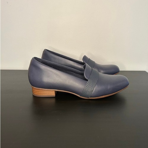 Mocassino Clarks Juliet Ariel in pelle navy taglia 7