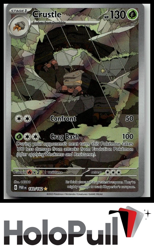 Pokémon TCG SV04: Paradox Rift Crustle #183/182 - Image 1 of 2
