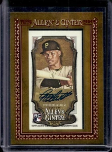 2024 Allen & Ginter Endy Rodriguez Mini Baseball Auto RC #MA-ER Pirates - Picture 1 of 2