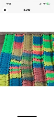 Mix Lot of Flexible Magic Tracks GLOW IN THE DARK and LED Light Up & Car - Image 1 of 3