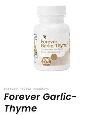 Forever Garlic-Thyme Lucha contra el estrés oxidativo - 100 cápsulas blandas Foto 1 de 4