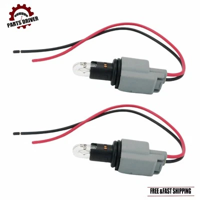 For 2019 – 2023 Ford Ranger 2Pcs Front Flasher Marker Lamp Socket Bulb Plug - Image 1 of 4