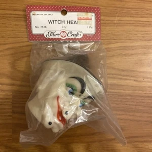 Fiber Craft Witch Head 3 1/2” (MW) - Picture 1 of 17