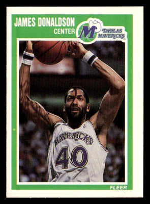 1989-90 Fleer #34 James Donaldson - Image 1 of 2