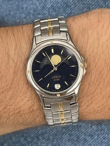 Stunning SEIKO ALBA Watch Urban V338-6B40 Moon Phase Unisex Watch! - Picture 1 of 22