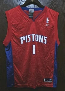 Reebok rot Chauncey Billups Detroit Pistons Basketball Trikot Jugend Large 14-16 - Bild 1 von 2