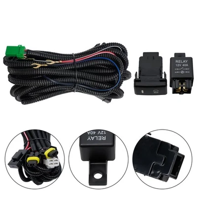 Wiring Harness Connector Direct Installation Driving Lights Durability - Image 1 of 4