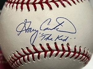 METS' ICON 1986 WORLD SERIES STAR SIGNED INSCRIBED GARY "THE KID" CARTER JSA COA - Picture 1 of 4