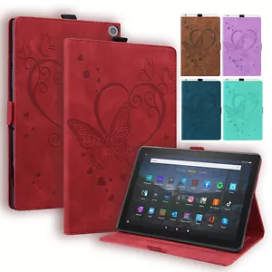 Estuche abatible con soporte de cuero mariposa 11ª generación 11ª generación para Amazon Kindle Fire HD 10 Plus - Imagen 1 de 40