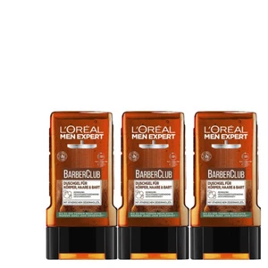 3x250ml Loreal Men Barber Club 3in1 Duschgel | Körper Haare Bart - Bild 1 von 1