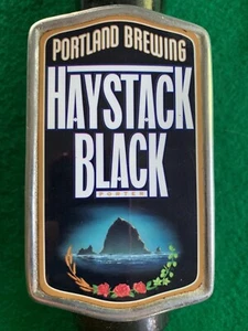 Portland Brewing Haystack Porter Beer Tap Handle Black Gold Pub Bar Keg Pull - Picture 1 of 5