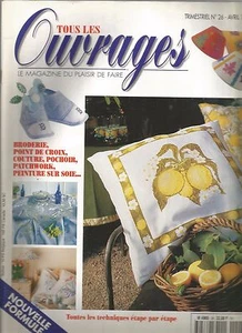 TOUS LES OUVRAGES N°27 - BRODERIE-POINT DE CROIX-COUTURE-PATCHWORK-POCHOIR... - Picture 1 of 1