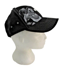 Walt Disney World Grumpy Snow White Black White Trucker Strap Back Hat Cap New - Picture 1 of 5