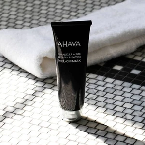 FREE P&P … AHAVA DUNALIELLA Peel Off Charcoal Face Mask .. Smooth Clear Skin - Picture 1 of 8