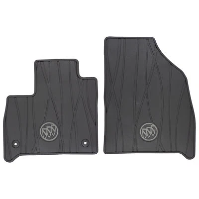 2018-2023 Buick Enclave Front All Weather Floor Mats 84162074 Black Genuine OEM - Image 1 of 2