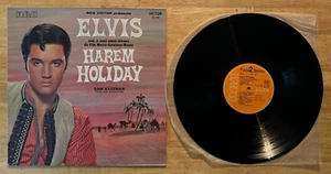 33 12" FRENCH LP ELVIS PRESLEY HAREM HOLIDAY ORANGE LABEL - Picture 1 of 2