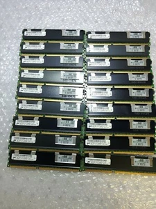 - 72GB (18x4GB) Micron PC3-10600R MT36JSZF51272PZ-1G4F1DD SERVER RAM 500203-061 - Picture 1 of 2