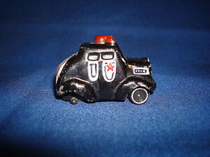 Vintage Fuzz Mobile Toy Police Car Made By Hallmark Cards In Hong Kong