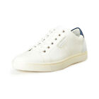 Dolce & Gabbana Men's White 100% Leather Low Top Sneakers Shoes