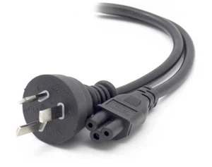 Alogic Australian 3 Pin Mains Plug to IEC C5 Power Cable, 0.5 Meter - Bild 1 von 3