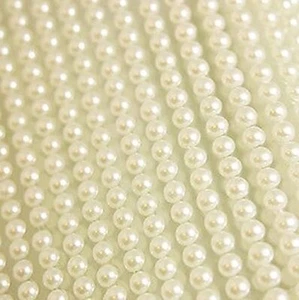 200 Ivory Self Adhesive Pearls 6mm Small Round Pearl Bead Embellishments - Picture 1 of 1