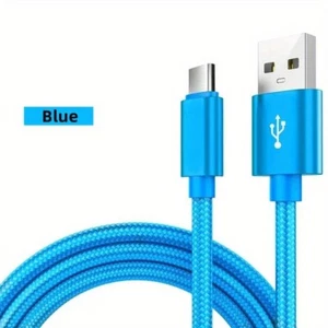 USB Charging Cable - 3m - Blue - Picture 1 of 4