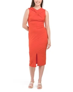 SAM EDELMAN Sleeveless Criss Cross Neckline Midi Dress (size 4) - Picture 1 of 2