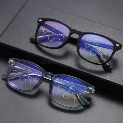 2pc Square Reading Glasses Progressive Multifocus Anti Blue Light Presbyopia NEW - image 1 of 4