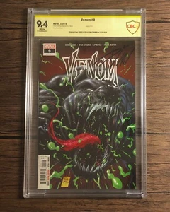 Venom 9 CBCS 9.4 1st Full app Dylan Brock Signed By Donny Cates & Ryan Stegman - Picture 1 of 12