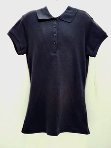 IZOD Approved Schoolwear Navy Blue Polo Shirt Girls Size M/M (10/12) Regular NWT - Picture 1 of 9