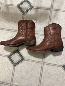 Coconuts by Matisse BROWN Women's Vegan Ranch Ankle Boot US 8.5 M Worn 3-5 Times - Picture 1 of 5