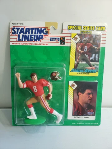 1993 STEVE YOUNG San Francisco 49ers Starting Lineup Figure -KENNER SLU Cover