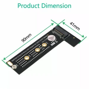 M.2 NGFF NVMe SSD M Key Converter Adapter for MacBook Mini A1347 2014 - Picture 1 of 7